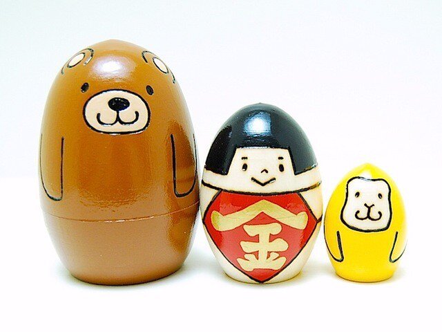 金太郎＊マトリョーシカ＊仲良し3人組［3］ | iichi 日々の暮らしを