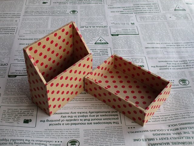 水玉の小箱セット(ピンク)の画像1枚目