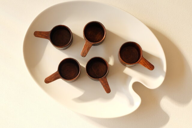 コーヒーメジャースプーン(胡桃材)の画像1枚目