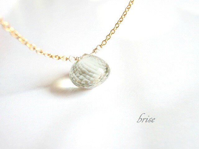 【sale】グリーンアメジスト ネックレスの画像1枚目