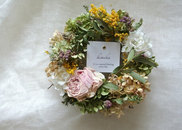 season wreath.優しい風の画像1枚目