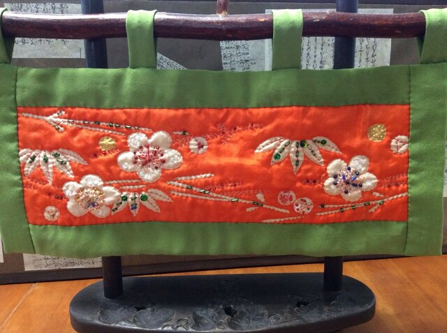 お値下げ♪松&竹&梅 小さなタペストリーの画像1枚目