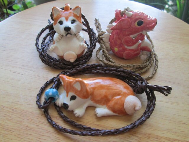 *d様ご予約品*だんじろー君ペンダント(全3点)の画像1枚目