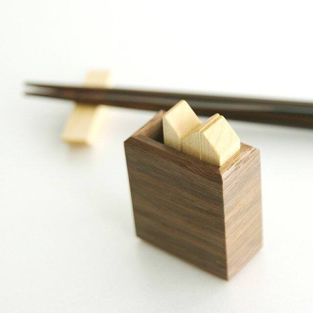 箸置きセット【ウォールナット】の画像1枚目