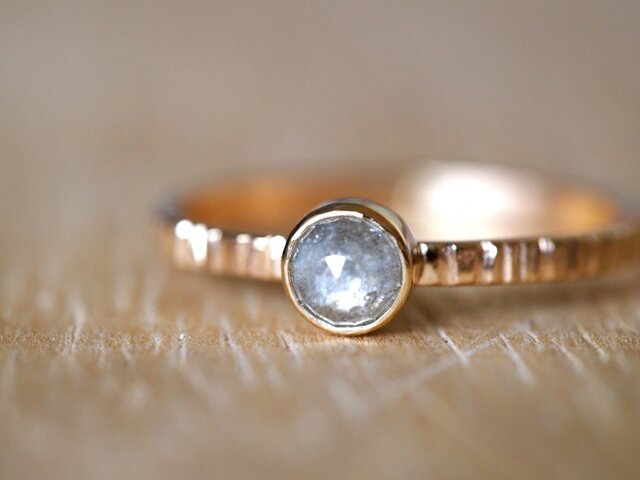 Baby Moon Diamond Ringの画像1枚目