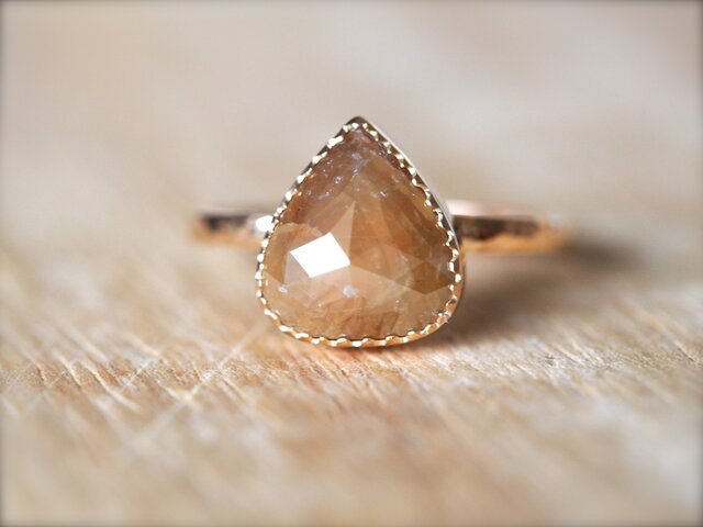 Walnut Diamond Ringの画像1枚目