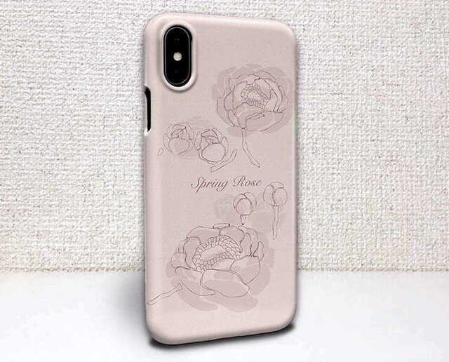 iphone ハードケース iPhoneX iphone8 iphone8 plus iphone7 春 春の薔薇の画像1枚目