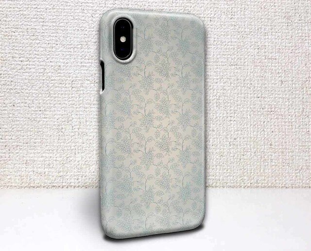 iphone ハードケース iPhoneX iphone8 iphone8 plus 花柄 花のシームレスパターンの画像1枚目