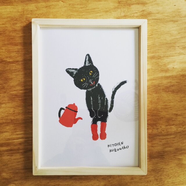 ポスター 『ポットとくろねこ』の画像1枚目