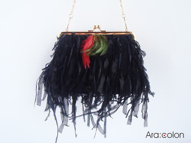 【角丸LL Pochette】 FRINGE ×"MALHIA KENT" /16-PL502の画像1枚目