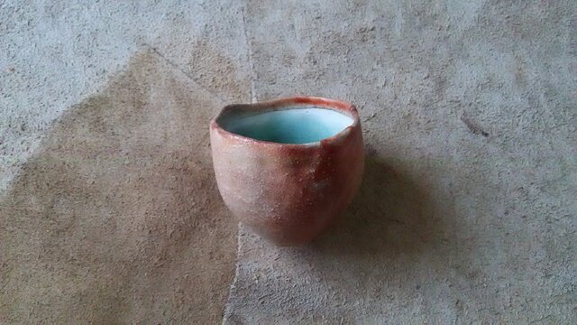 オレンジと あおのカップの画像1枚目