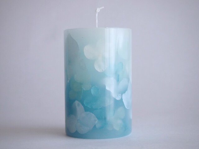 アロマボタニカルcandle*水色の画像1枚目