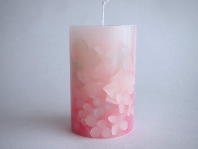 桜色のアロマボタニカルcandleの画像1枚目
