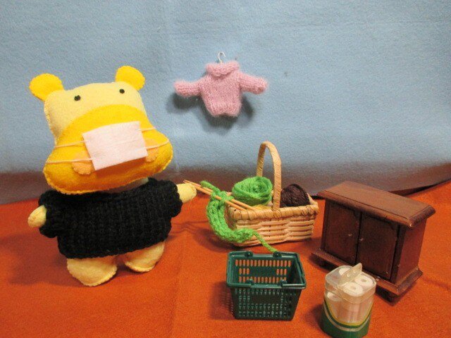 風邪ひきカバさんの画像1枚目