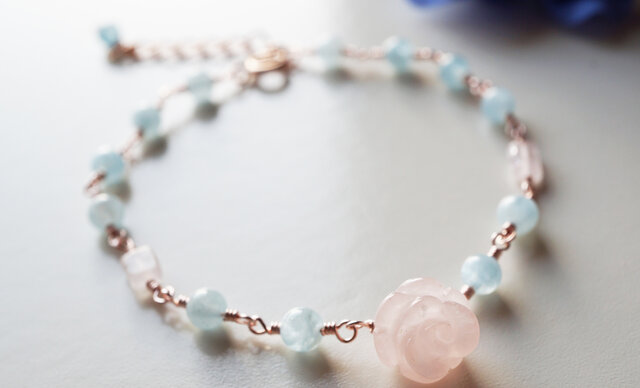 ♡Printemps♡cherry Blossoms♡bracelet♡の画像1枚目