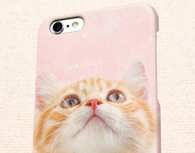 Iphone ハードケース Iphonex Iphone8 Iphone8 Plus Iphone7 猫 見上げる猫 Iichi ハンドメイド クラフト作品 手仕事品の通販