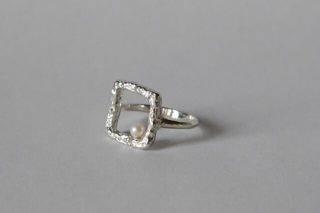 再販★Square ring(sv)の画像1枚目