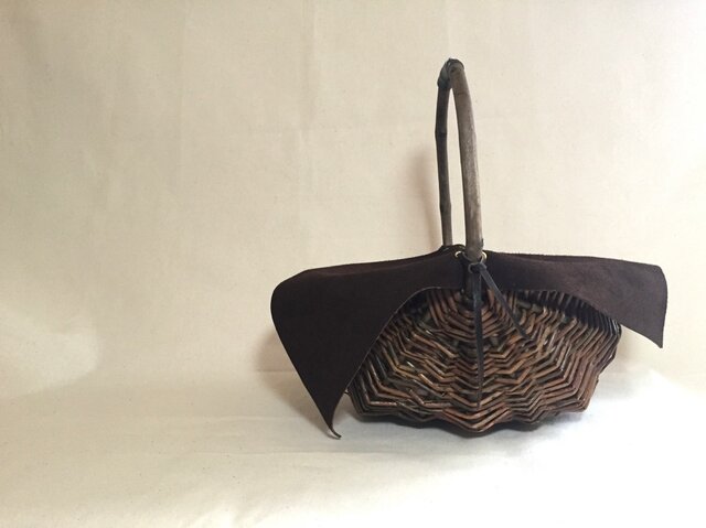Willow Basket Velour Bagの画像1枚目