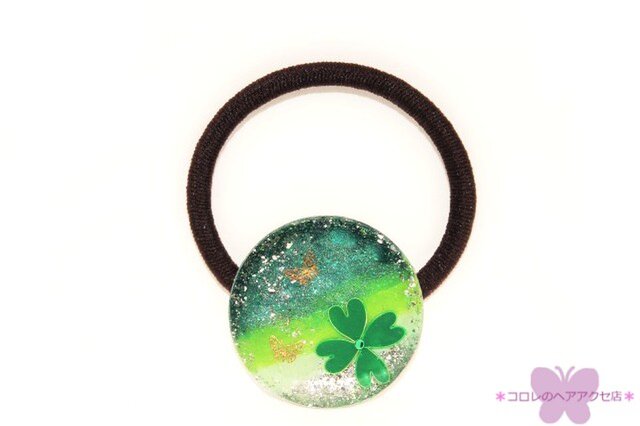 秋デザイン いちょうのヘアゴム