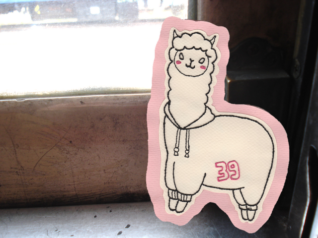 あるぱーかーど・Thank you<ピンク>の画像1枚目