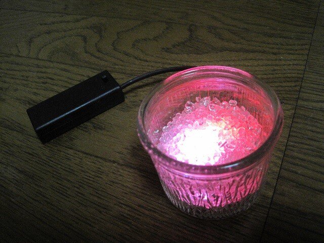 水晶ライト硝子カップ Gの画像1枚目