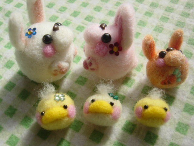 ひよこ(羊毛フェルト) 羊毛フェルト ひよこ もふもふひよこ 羊毛フェルト つばさ 通販