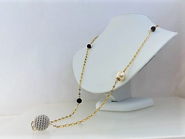 レットタイガーアイのネックレス・金♪の画像1枚目