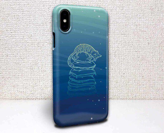 iphone ハードケース iPhoneX iphone8 iphone8 plus iphone7 猫 猫は夢の中の画像1枚目