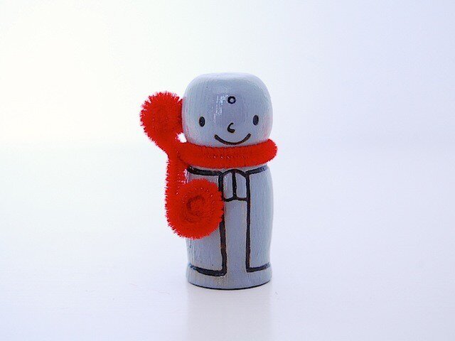 くつした(こけしさま) お雛さまこけし つぶら雛｜卯三郎こけし公式オンラインストア