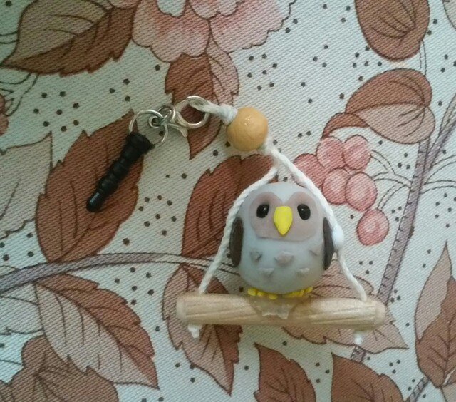 フクロウのイヤホンジャックの画像1枚目