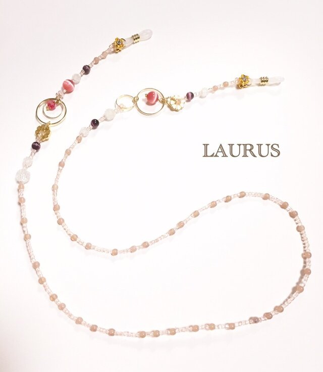 《母の日に…》メガネチェーン*cassis drop*の画像1枚目