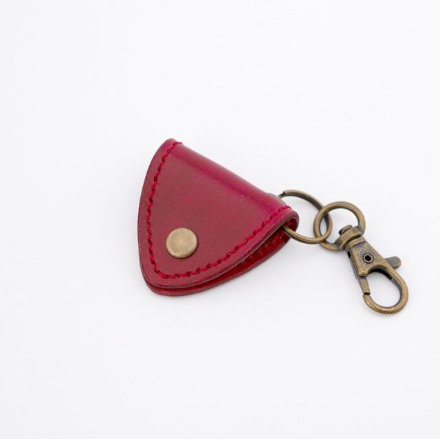 Guitarpick holder - rouge -の画像1枚目