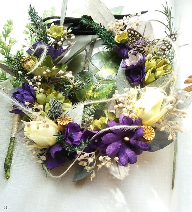box入り mini wreath*butterflyの画像1枚目