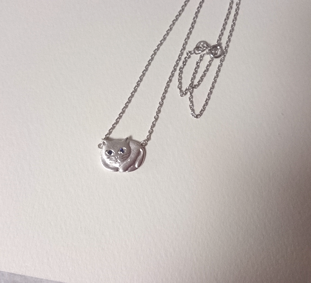 アオイ目のねこpendant 2の画像1枚目