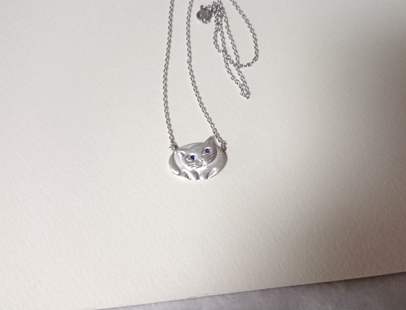 アオイ目のねこpendant 3の画像1枚目