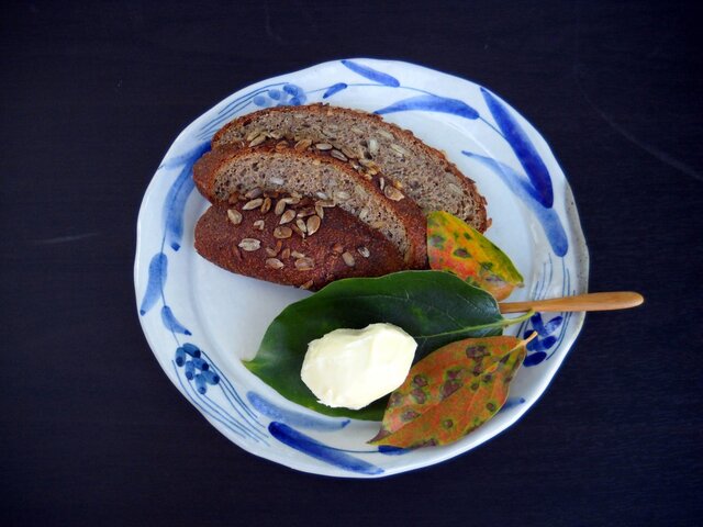 定番 染付「麦」の八寸の画像1枚目