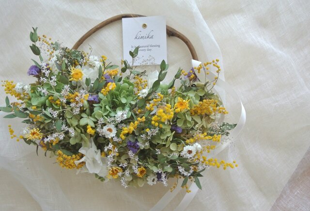 hanging basket wreath. acの画像1枚目