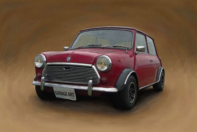 写真から愛車のオリジナル作品を制作(オイルペイント)の画像1枚目