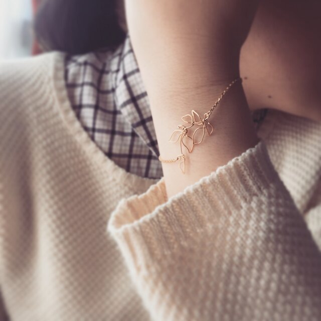 【noilmok】bracelet ~LEAF~の画像1枚目