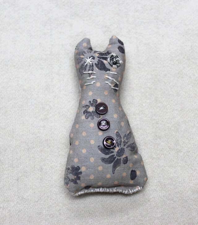 猫ストールピン ライトブルーの画像1枚目
