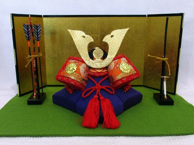 五月人形 大将兜(小)セットの画像1枚目