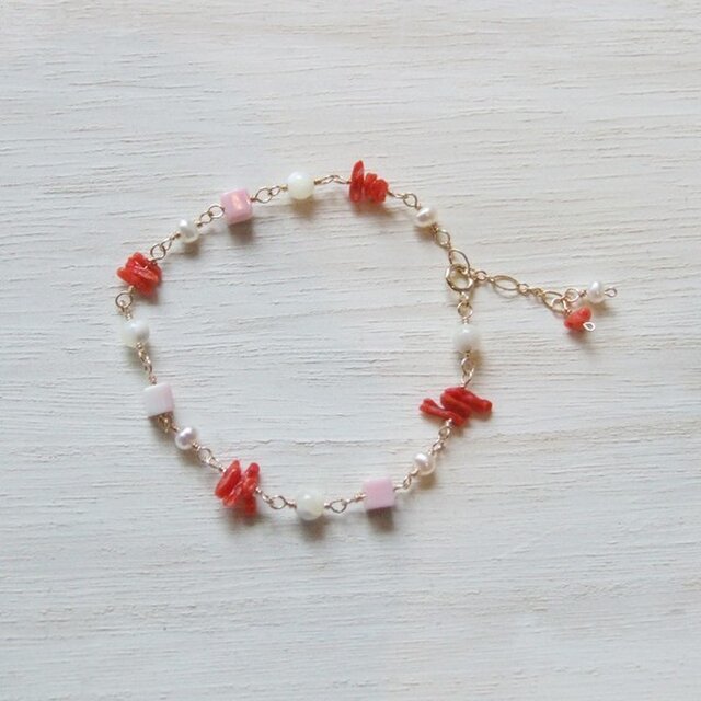 14kgfブレスレット♡海からの贈り物