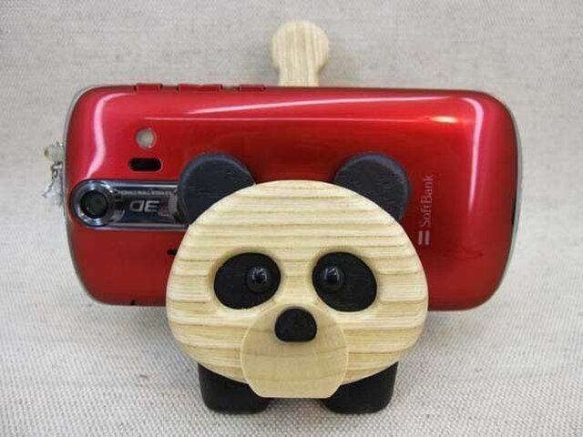 ◆リクエスト品◆ アンティーク　チルターンベア＆パンダ　2体セット パンダ》の携帯電話スタンド(スマホも可です) | iichi 日々の暮らしを