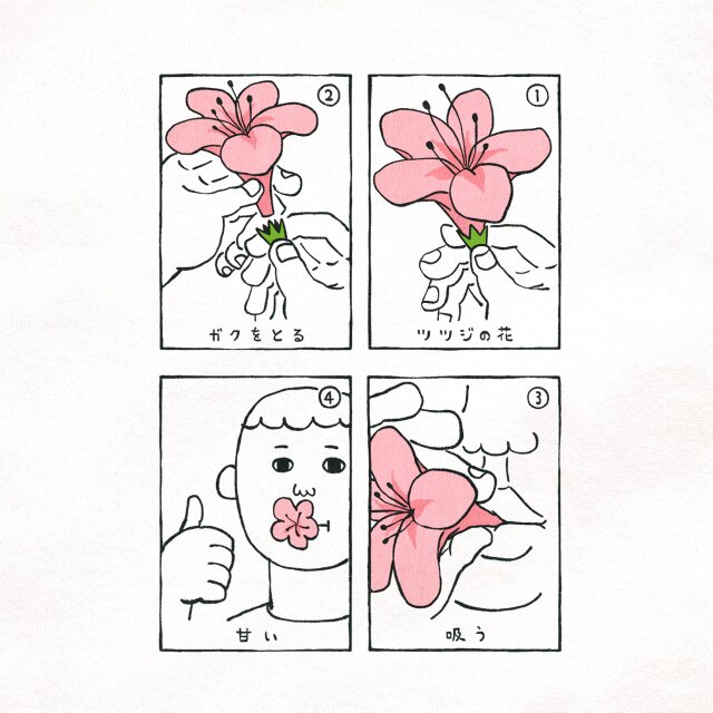 半袖 Tシャツ 『ツツジの蜜』 メンズ レディース