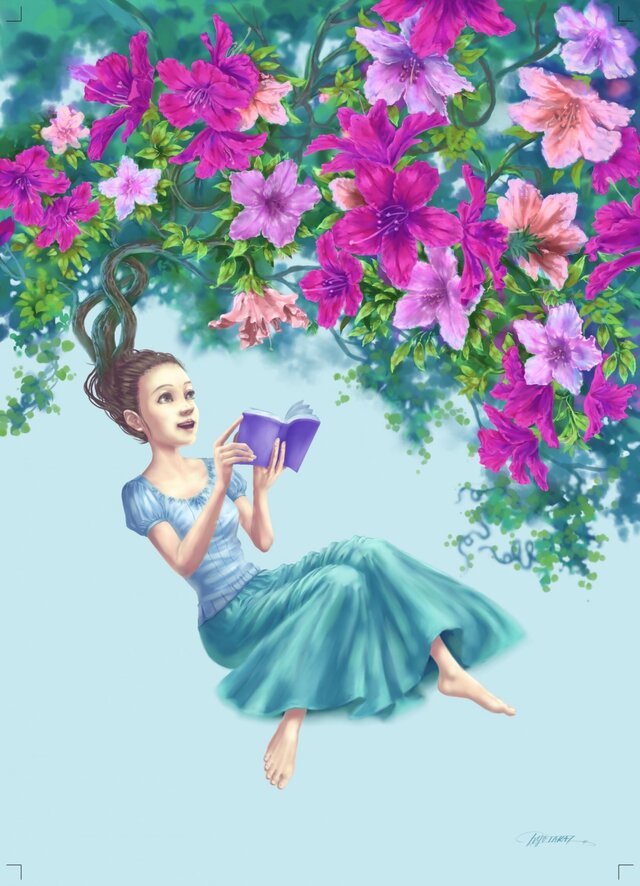 イラストカード【知の開花】の画像1枚目