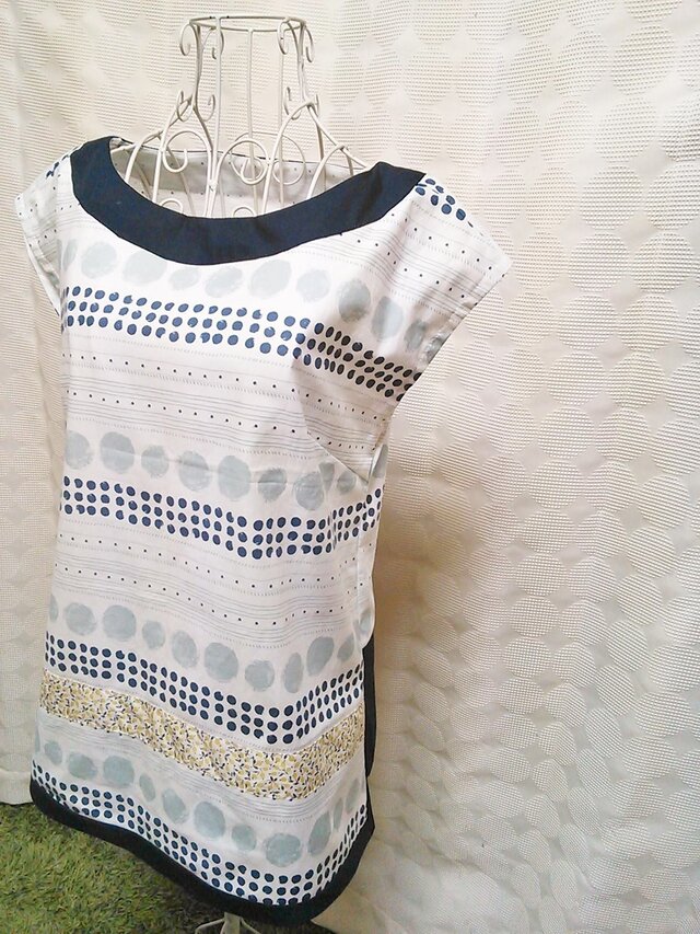 【春 夏 リバティ　＜Ed＞(エド) 】チュニックブラウス　リッチカルピス（Ｍ）