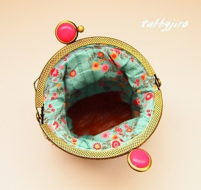 ビーズ編みがま口-連立ハート | iichi 日々の暮らしを心地よくする