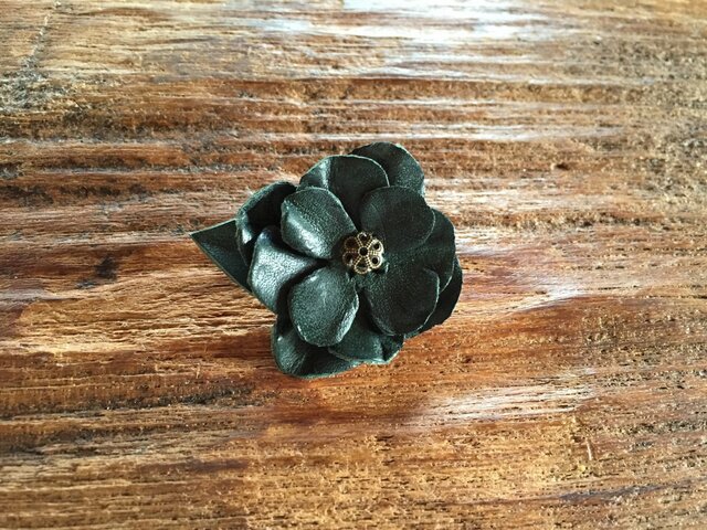 革花のブローチピン 金具2cm G6の画像1枚目
