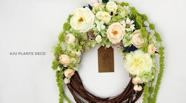 Wreath (7) ~Amaranthus~ 57x32の画像1枚目