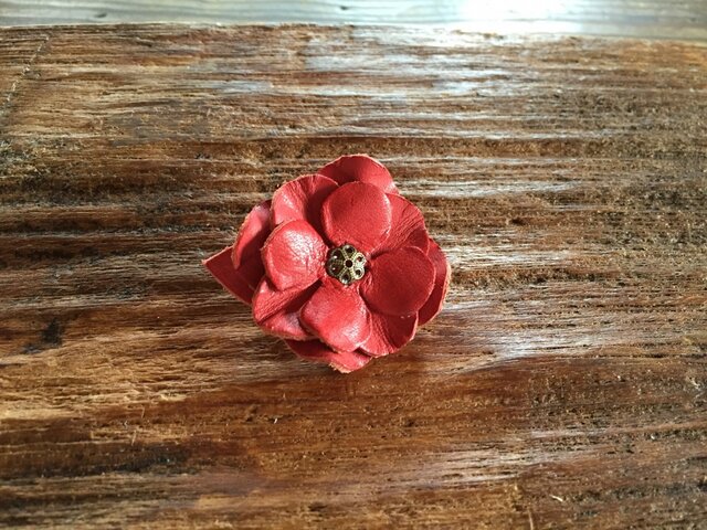 革花のブローチピン 金具2cm G15の画像1枚目